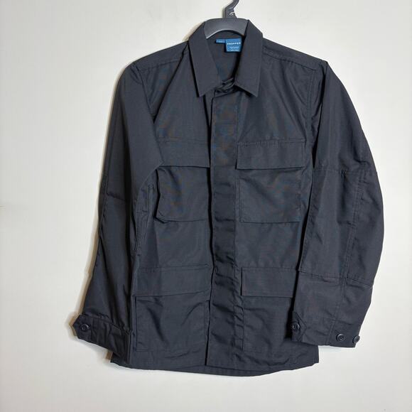 NWOT Propper Men’s BDU 4 Pocket Tactical Coat Jacket Black Size XS - Picture 2 of 7